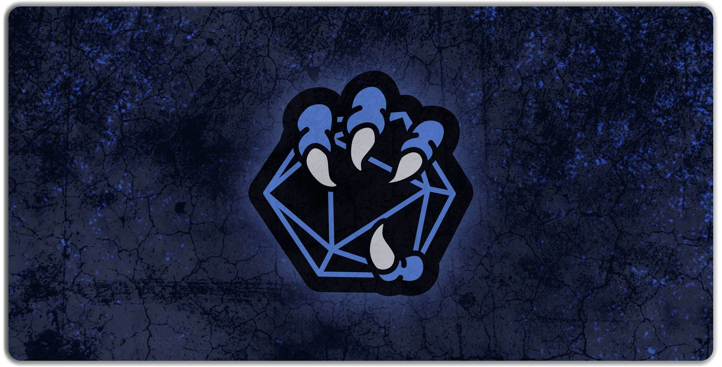 Dragon Dice Playmat - Blue / Oversized Playmat / Plain