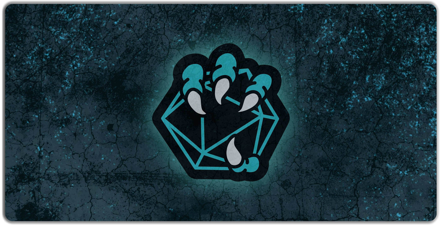 Dragon Dice Playmat - Cyan / Oversized Playmat / Plain