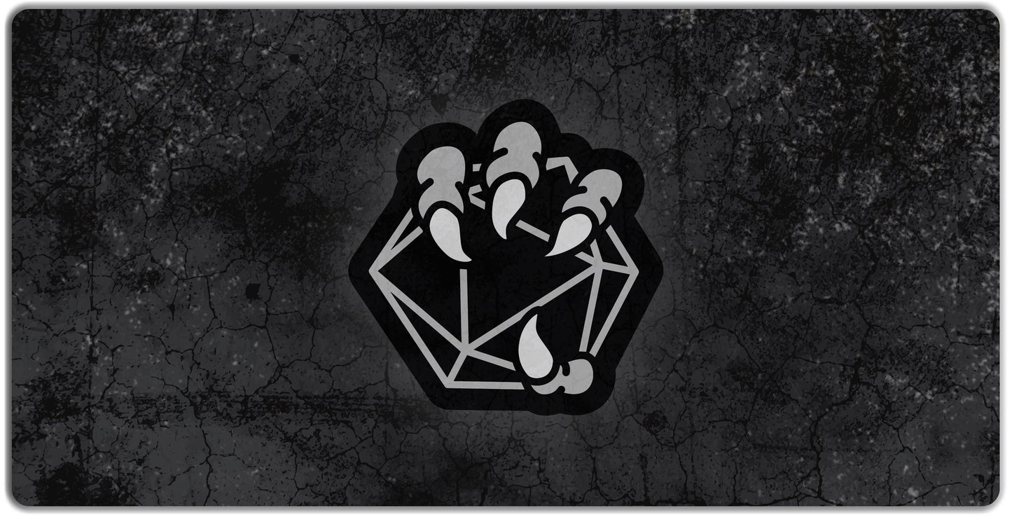 Dragon Dice Playmat - Gray / Oversized Playmat / Plain