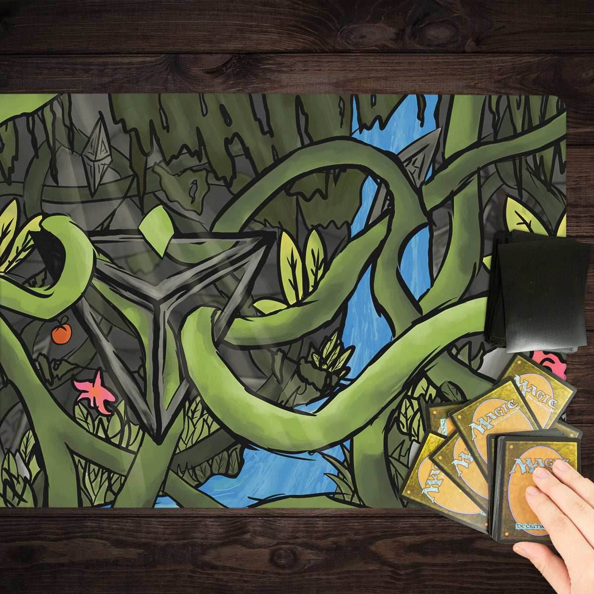 Dragon's Eye Jungle Playmat - Standard Playmat / Plain