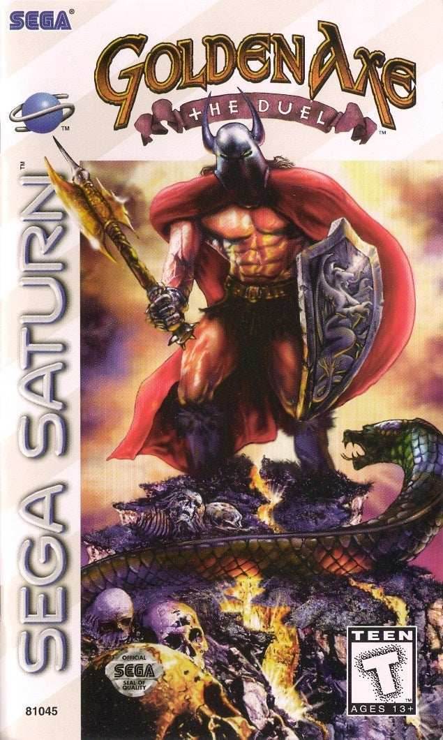 Golden Axe: The Duel (Sega Saturn) - Game Manual Only