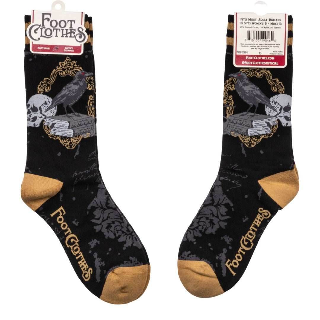 Raven's Grimoire Crew Socks - 