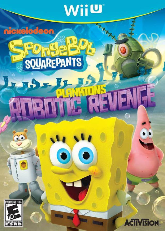Spongebob Squarepants Plankton's Robotic Revenge (Nintendo WiiU) - Game Manual Only
