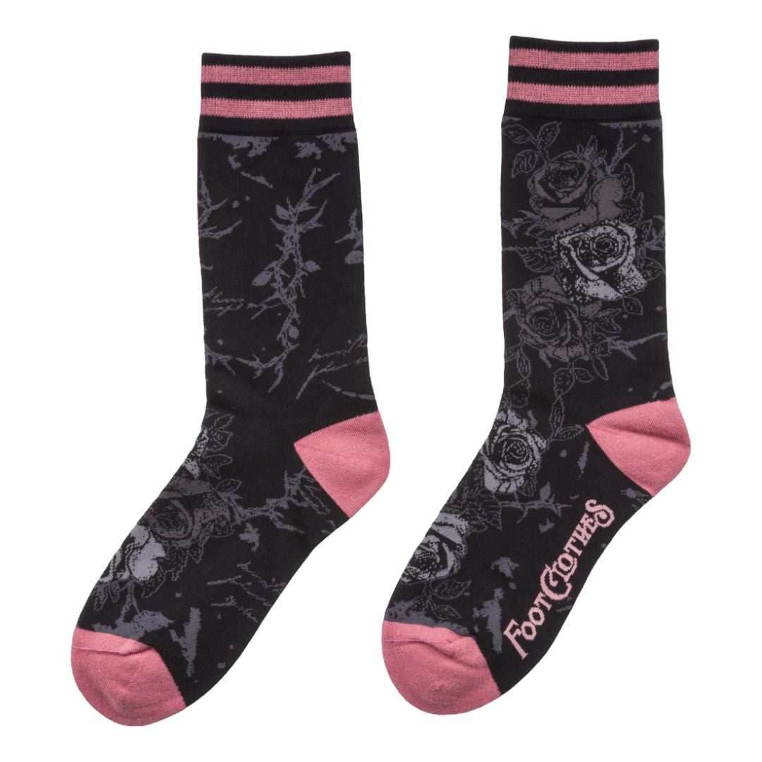 Eternal Roses Crew Socks - 