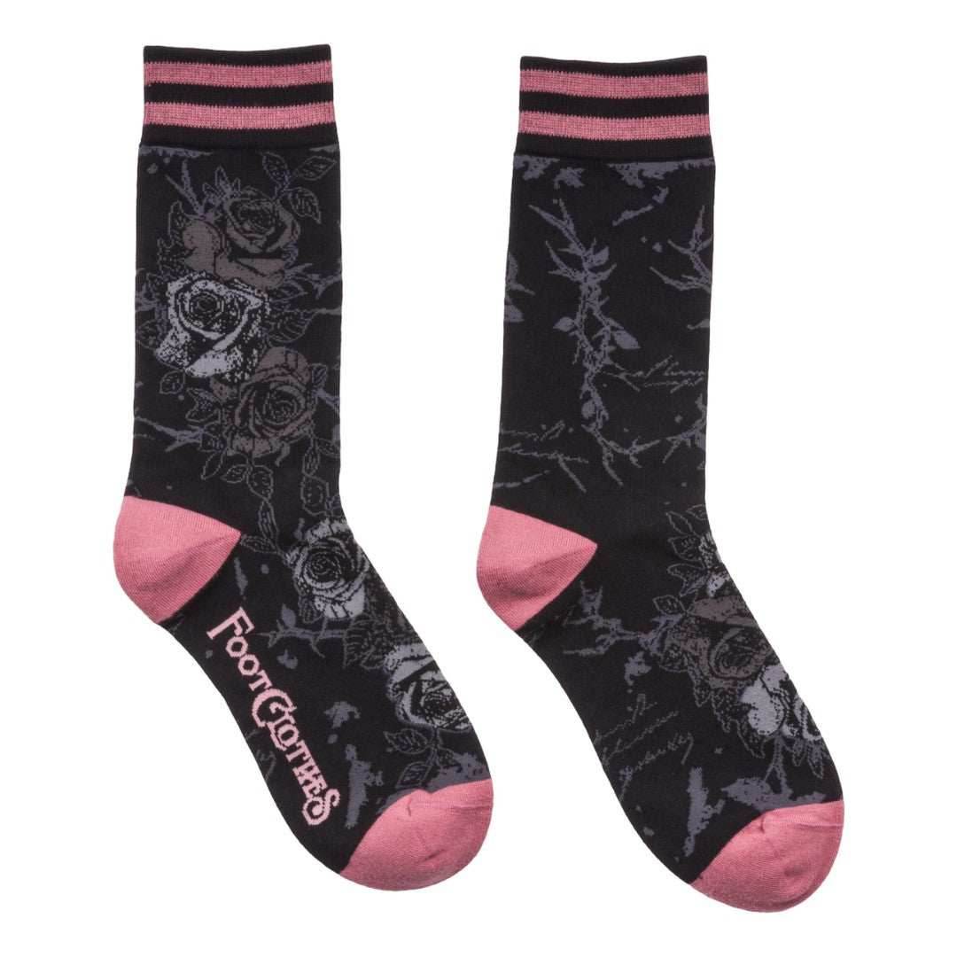 Eternal Roses Crew Socks - 