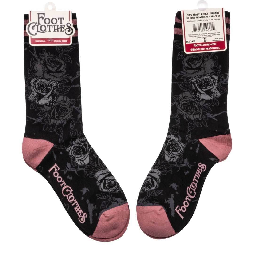 Eternal Roses Crew Socks - 