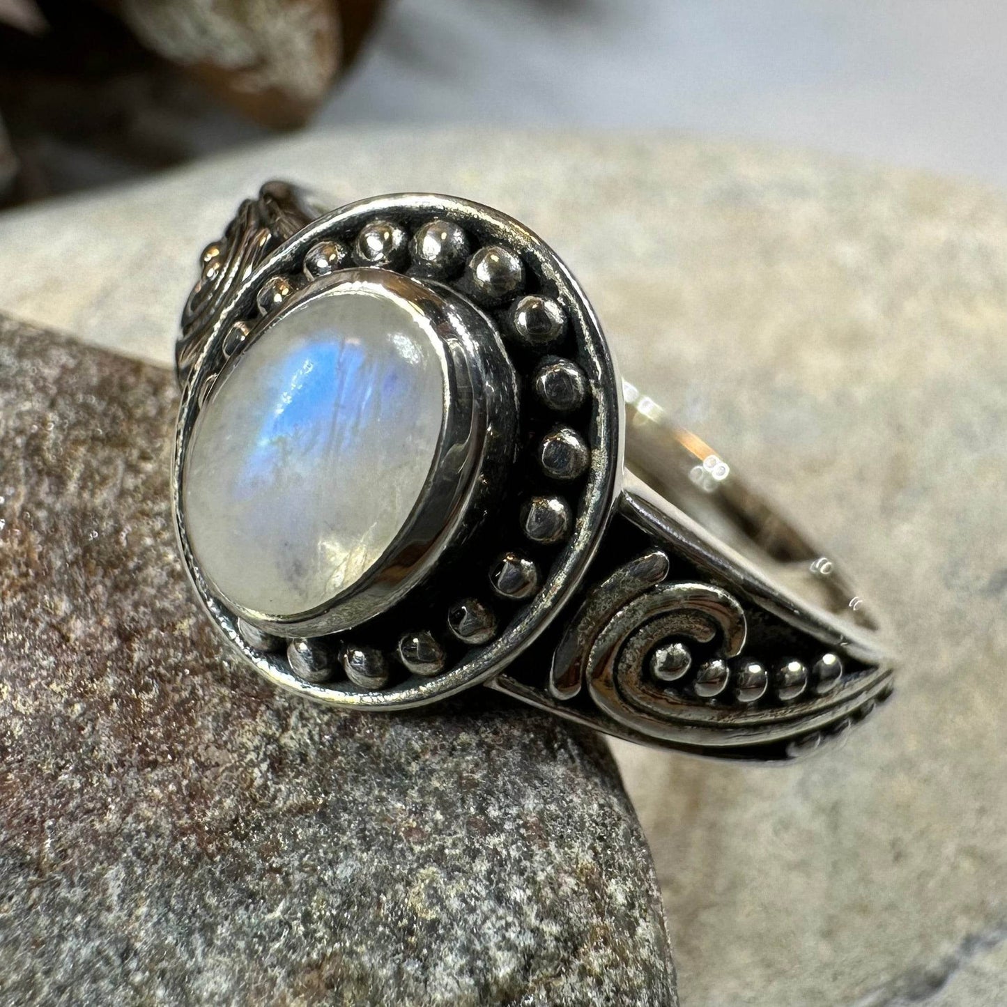 Galilah Celtic Moonstone Ring - 5