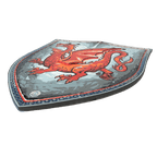 Amber Dragon Knight Foam Shield - 