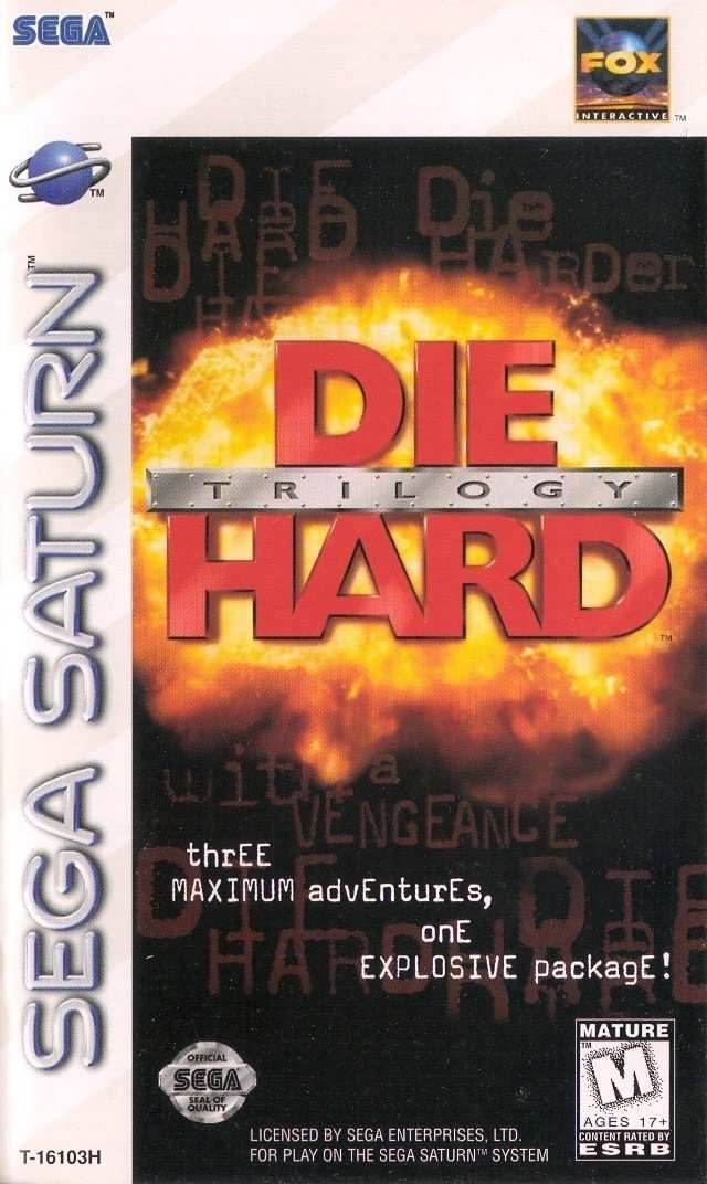 Die Hard Trilogy (Sega Saturn) - Game Manual Only