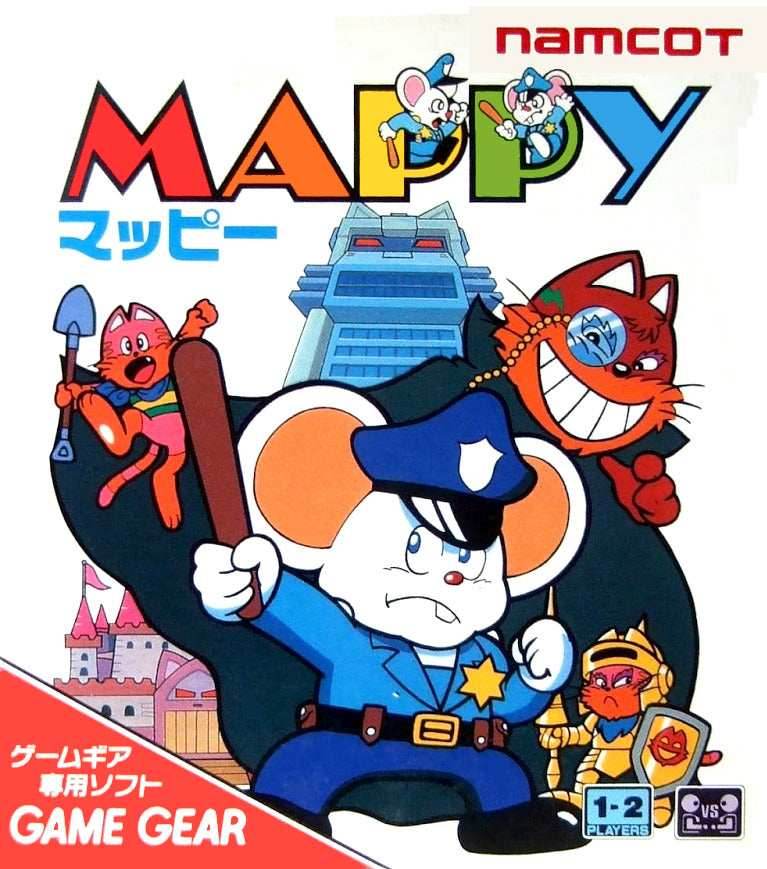 Mappy (Sega Game Gear) - Game Manual Only