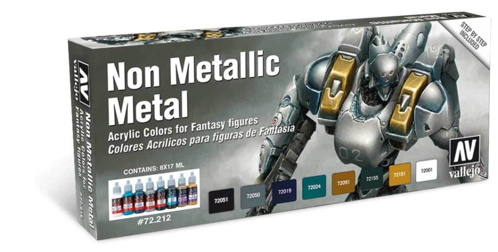 Model Color Set: Non-Metallic Metal (8) - 