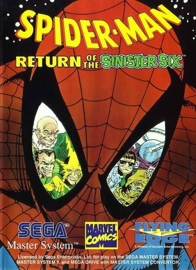 Spider-Man: Return of the Sinister Six (Sega Master System) - Game Manual Only