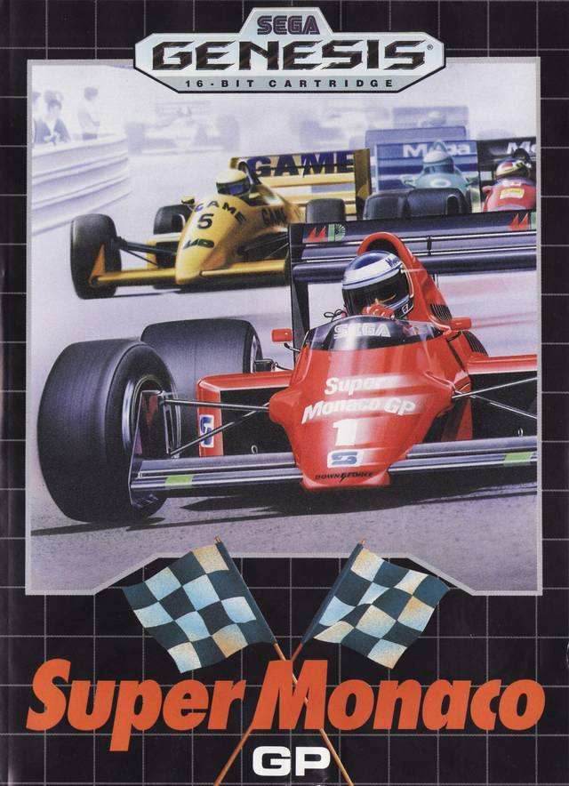 Super Monaco GP (Sega Genesis) - Game Manual Only