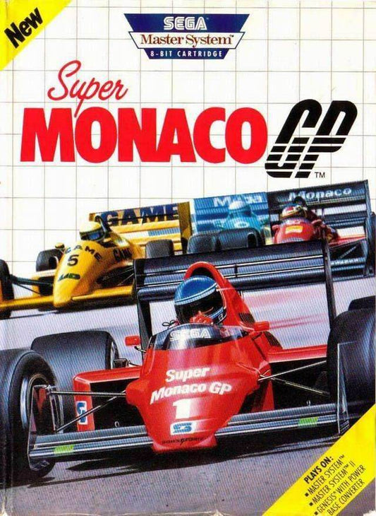 Super Monaco GP (Sega Master System) - Game Manual Only
