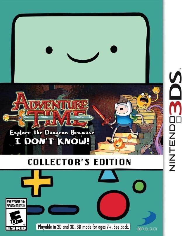 Adventure Time: Explore the Dungeon Because I Dont Know Collector's Edition (Nintendo 3DS) - Game Manual Only