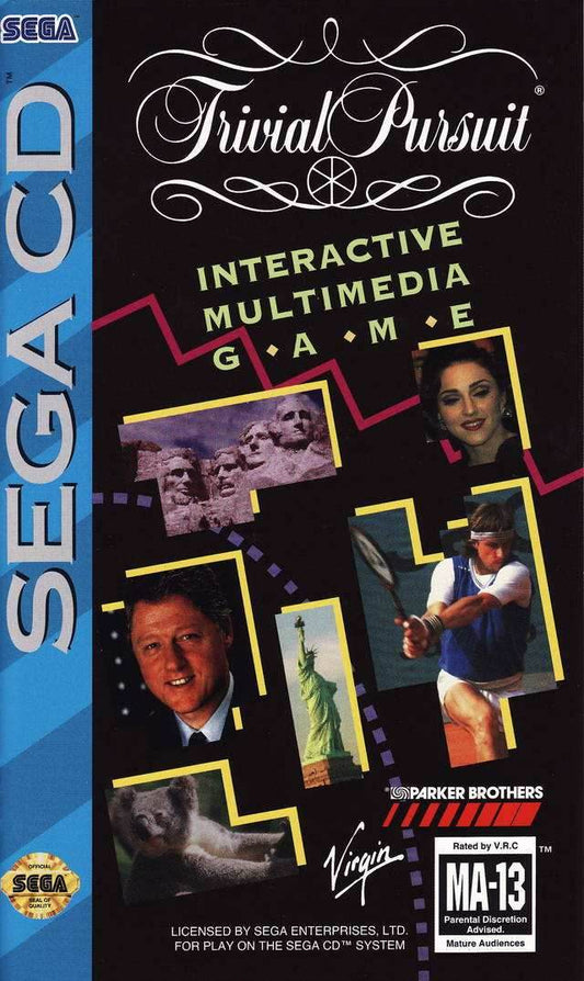 Trivial Pursuit (1993) (Sega CD) - Game Manual Only