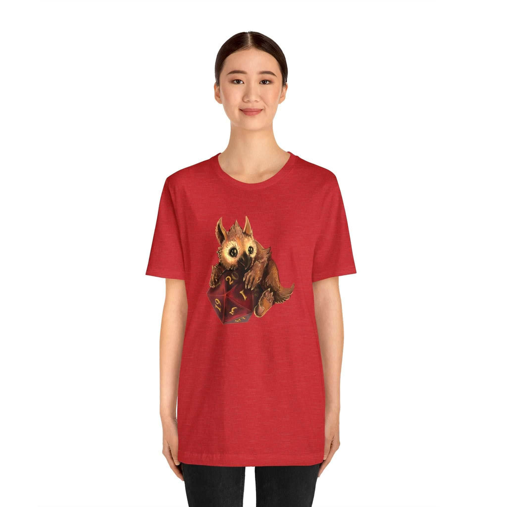 Owliver with High Variance D20 Short Sleeve Tee - Athletic Heather / S