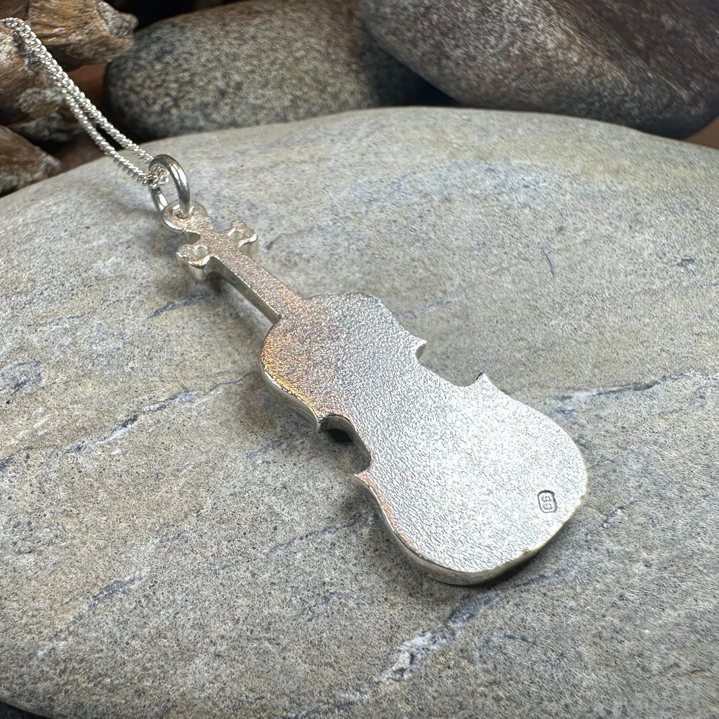 Realistic Fiddle Necklace