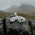 Oracle Celtic Raven Necklace