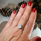 Winter Dawn Moonstone Ring