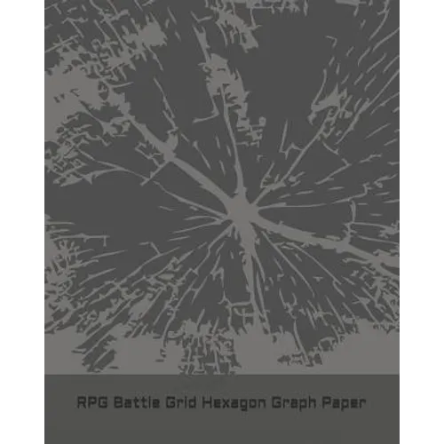 RPG Battle Grid Hexagon Graph Paper: Honeycomb Hex Tiles for Tactical Game Strategy Planning