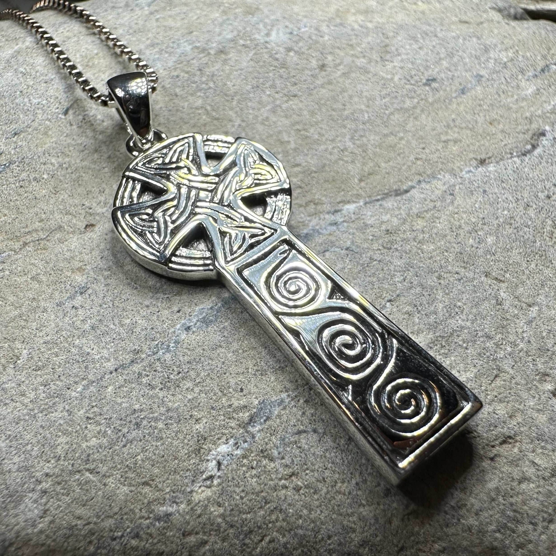 Modern Celtic Cross Necklace - 18