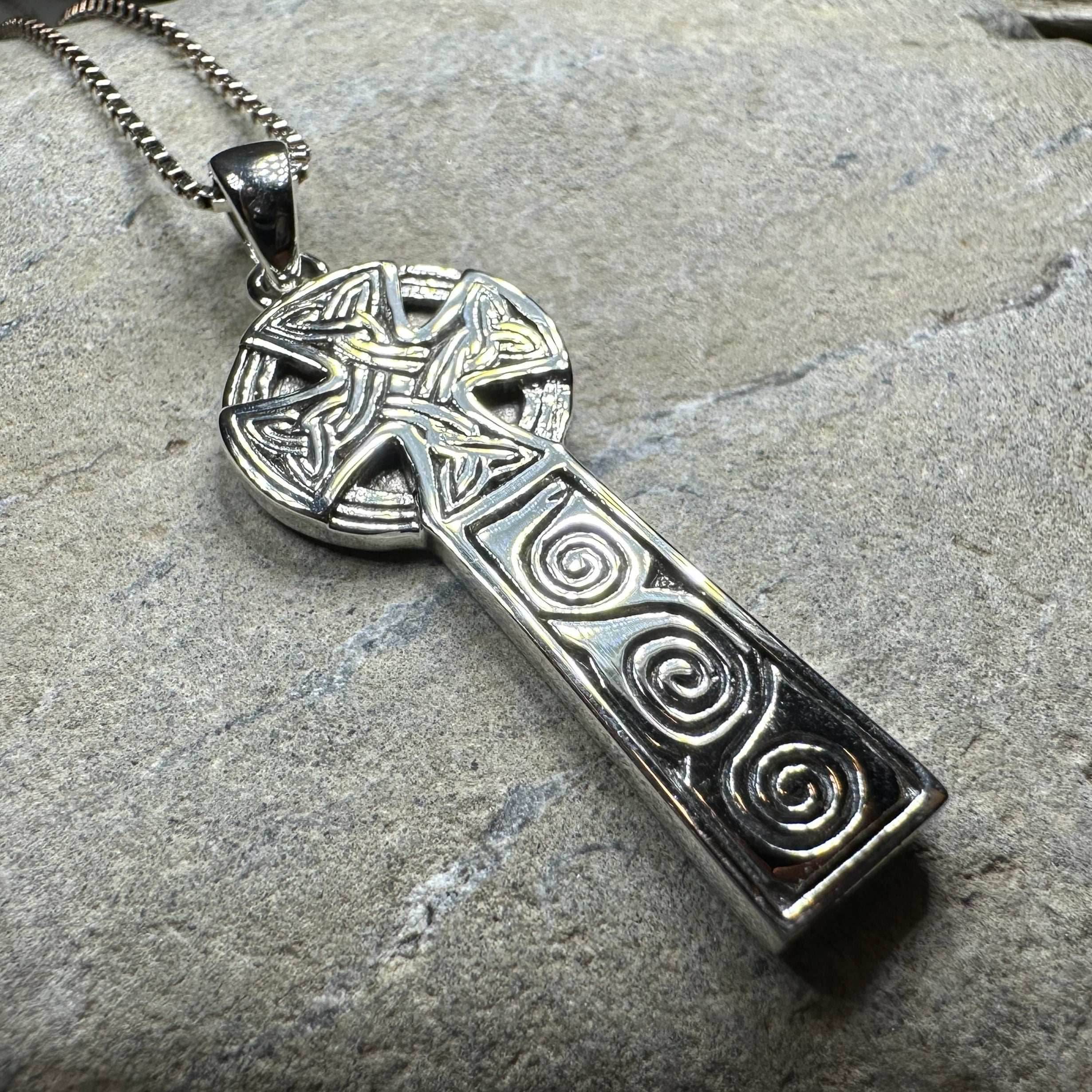 Modern Celtic Cross Necklace - 18