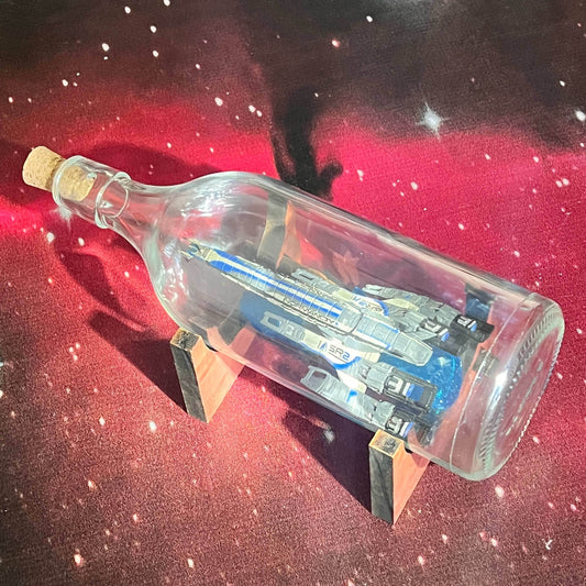 Mass Effect Normandy SR-2 Starship in a Bottle - 