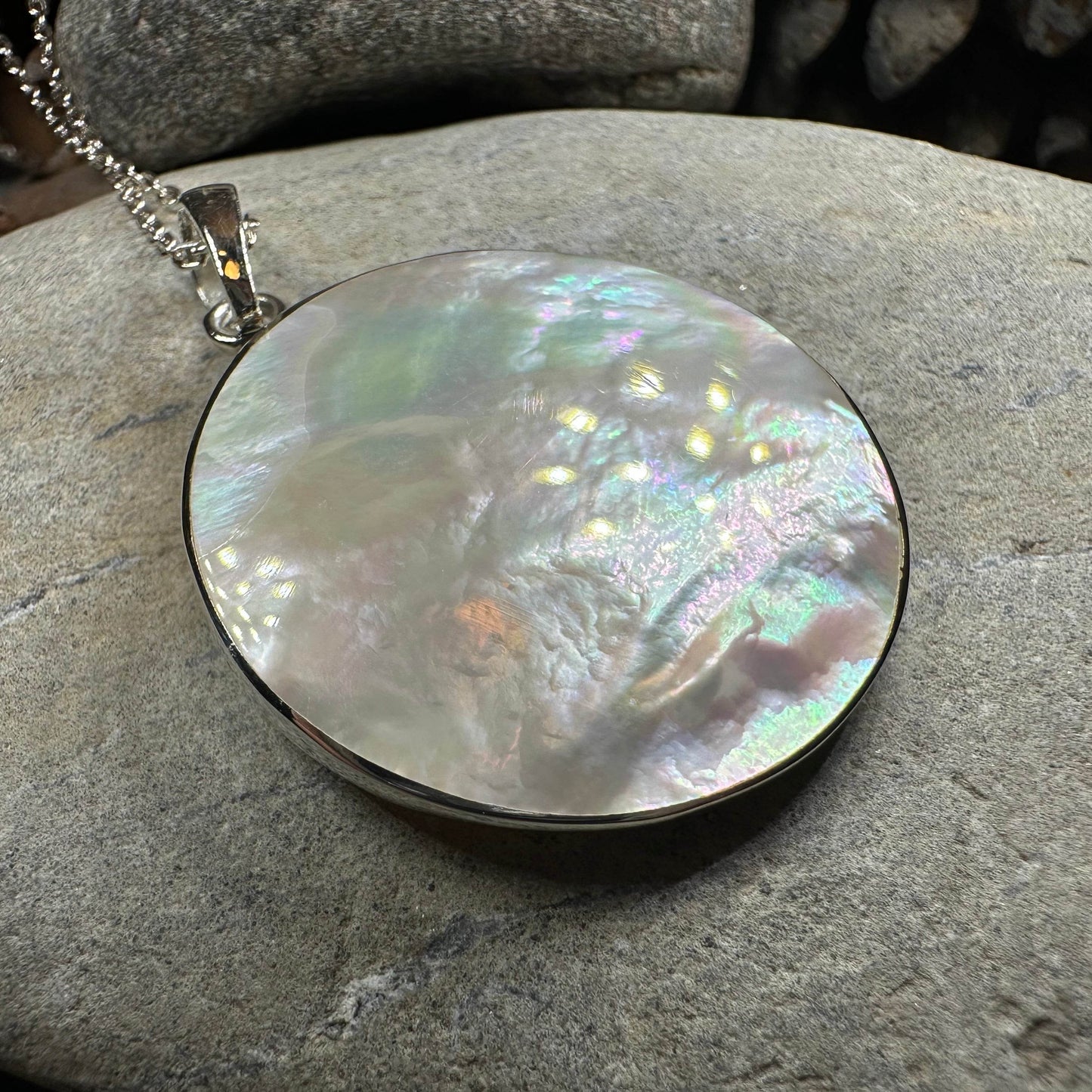 Arianrhod Tree of Life Shell Necklace - Mother of Pearl