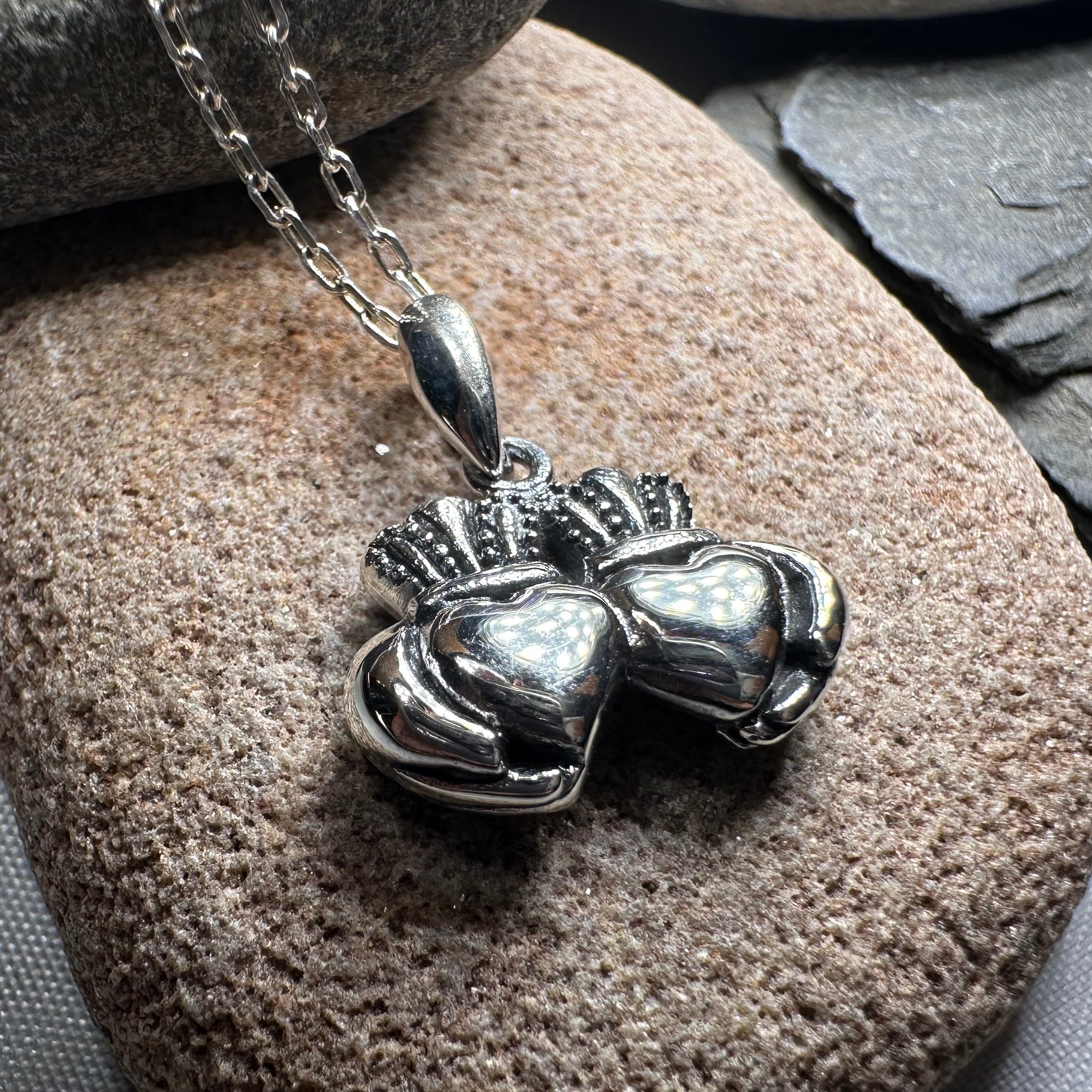 Croi Claddagh Necklace