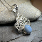 Lyria Celtic Triple Spiral Necklace