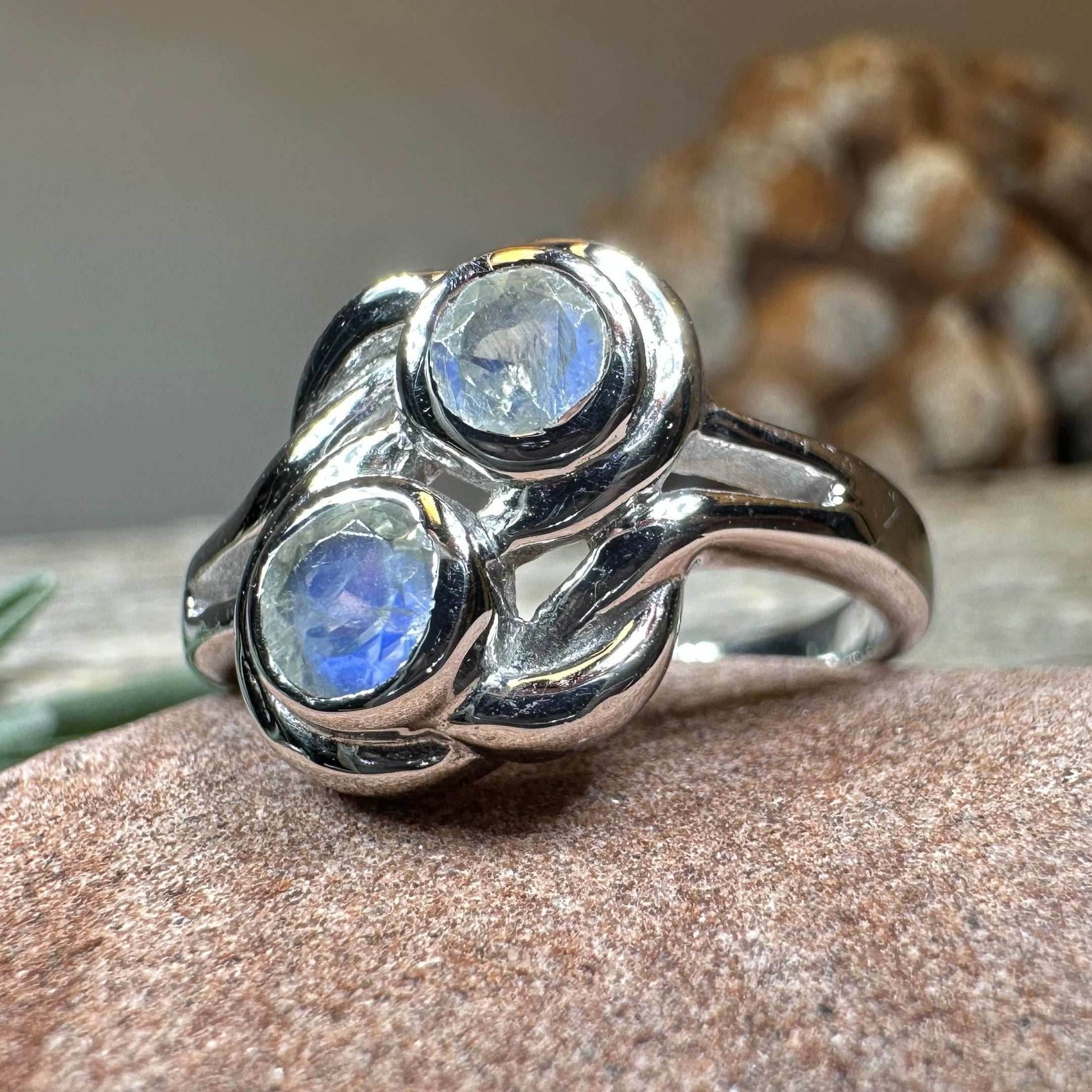 Goldevia Moonstone Ring - 6