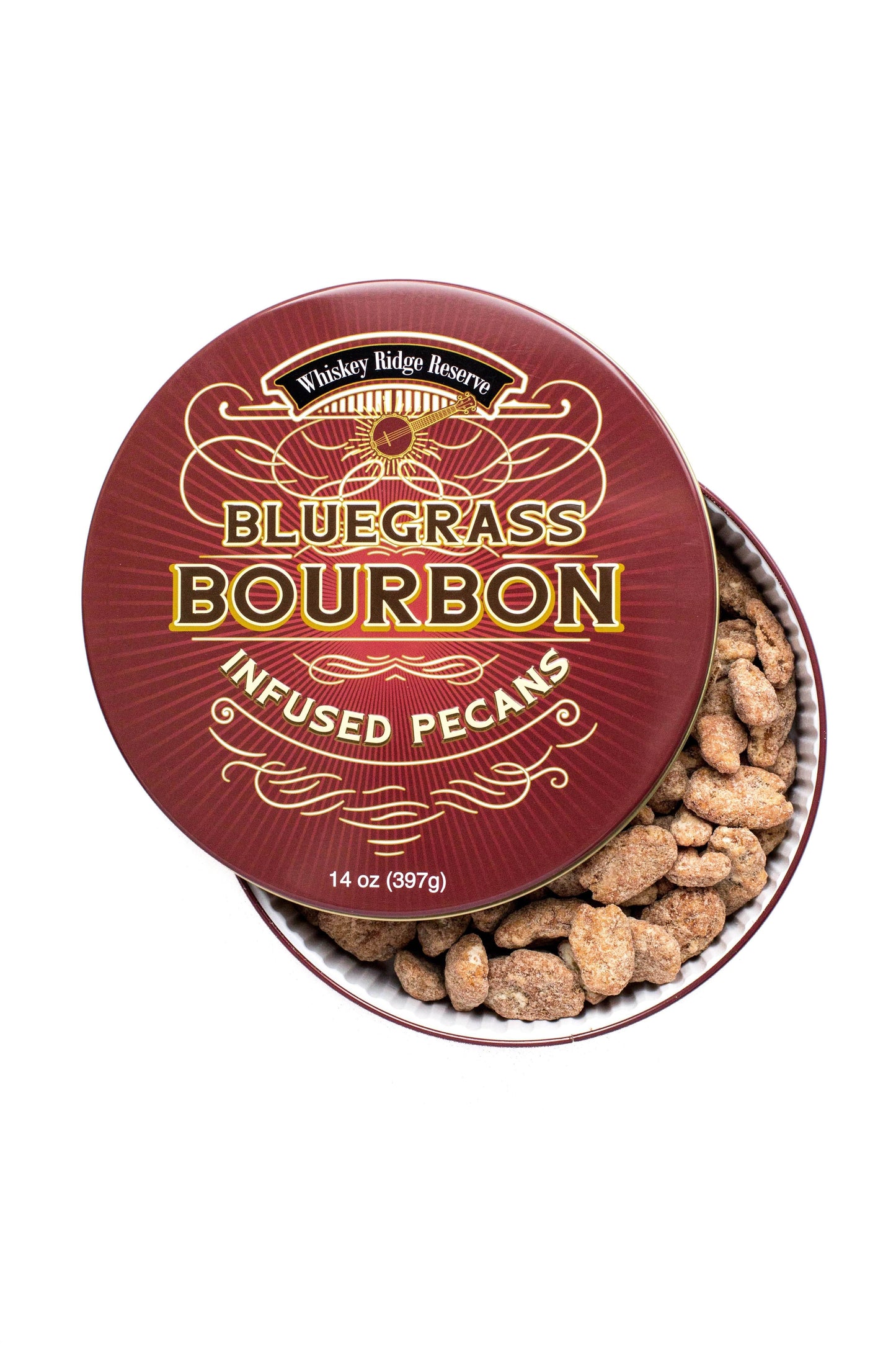 Whiskey Ridge Reserve Bluegrass Bourbon Pecans - 