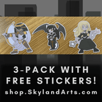 Dark-Hunter Wave1B 3-Pin Pack + FREE STICKERS + save on shipping! - 