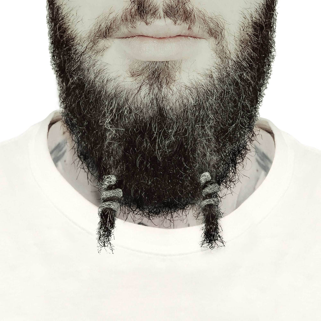 Fenrir Beard Rings (Silver - 4) - 