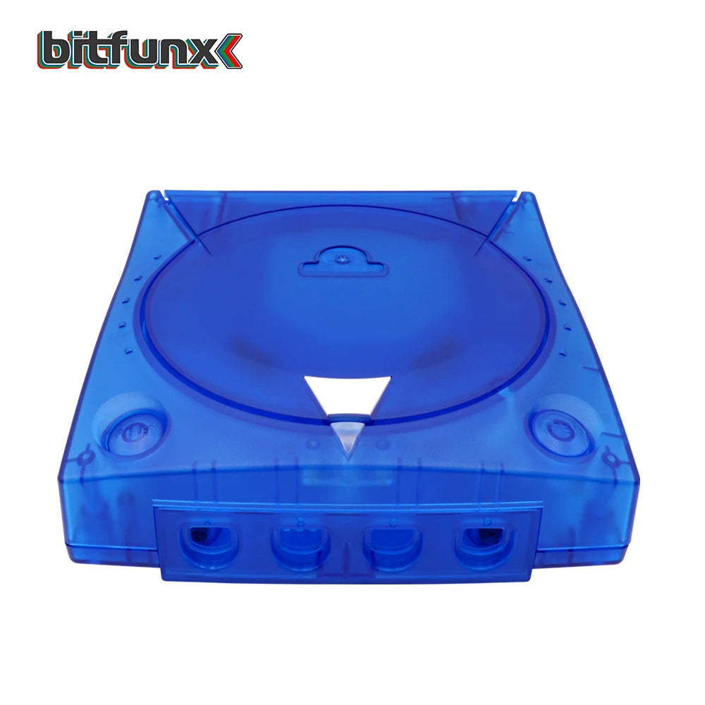 SEGA Dreamcast DC Blue Clear Replacement Console Shell Housing
