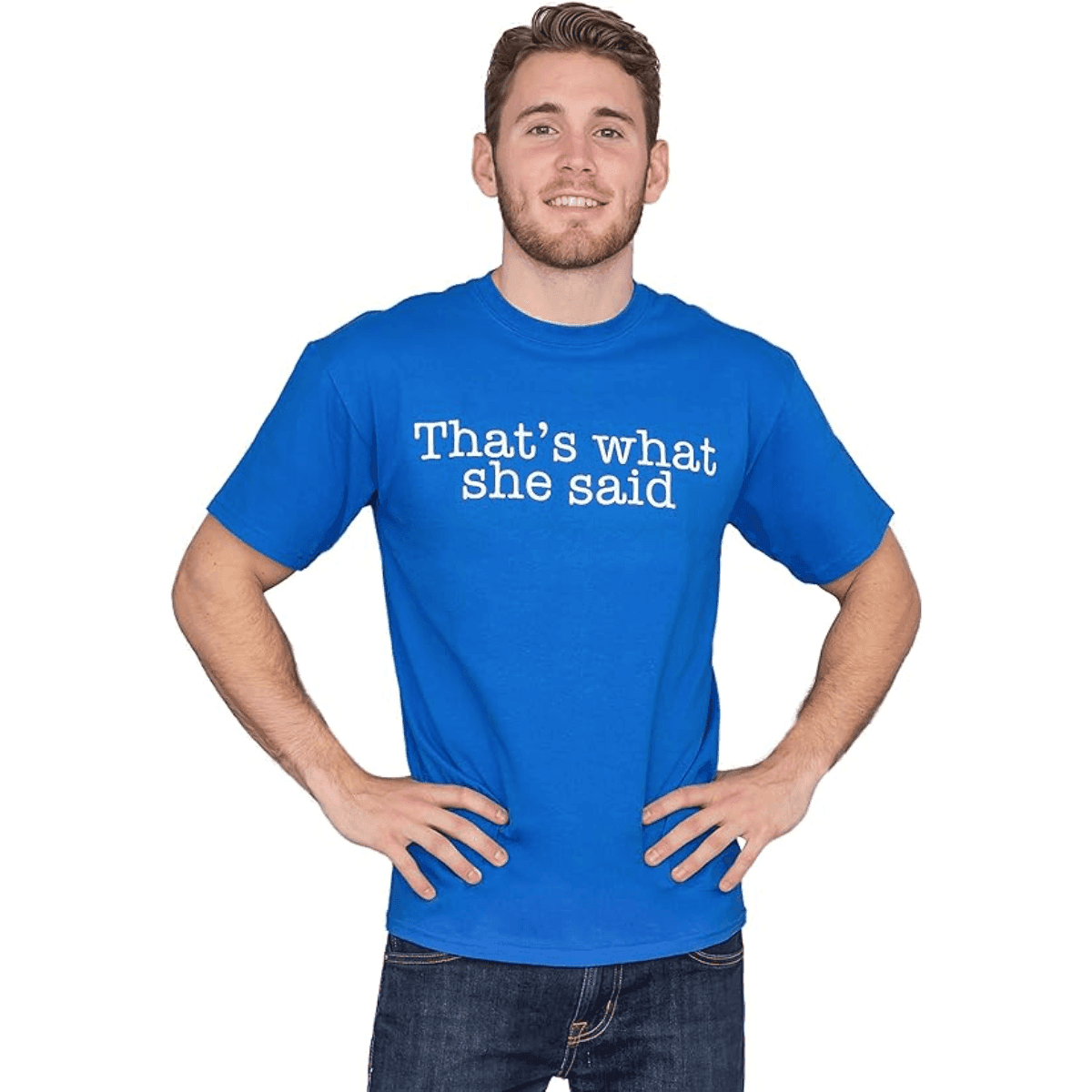 The Office That's What She Said Text T-Shirt Tee - S