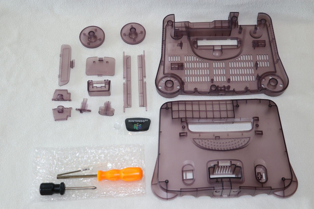 N64 Replacement Translucent Shell Case Housing Nintendo 64