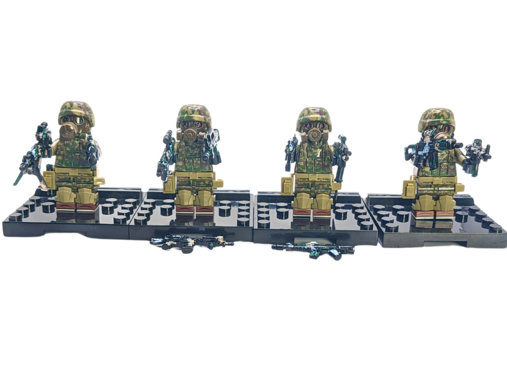 Ukrainian - 4 Man Heavy Fire Team - Mil-Blox