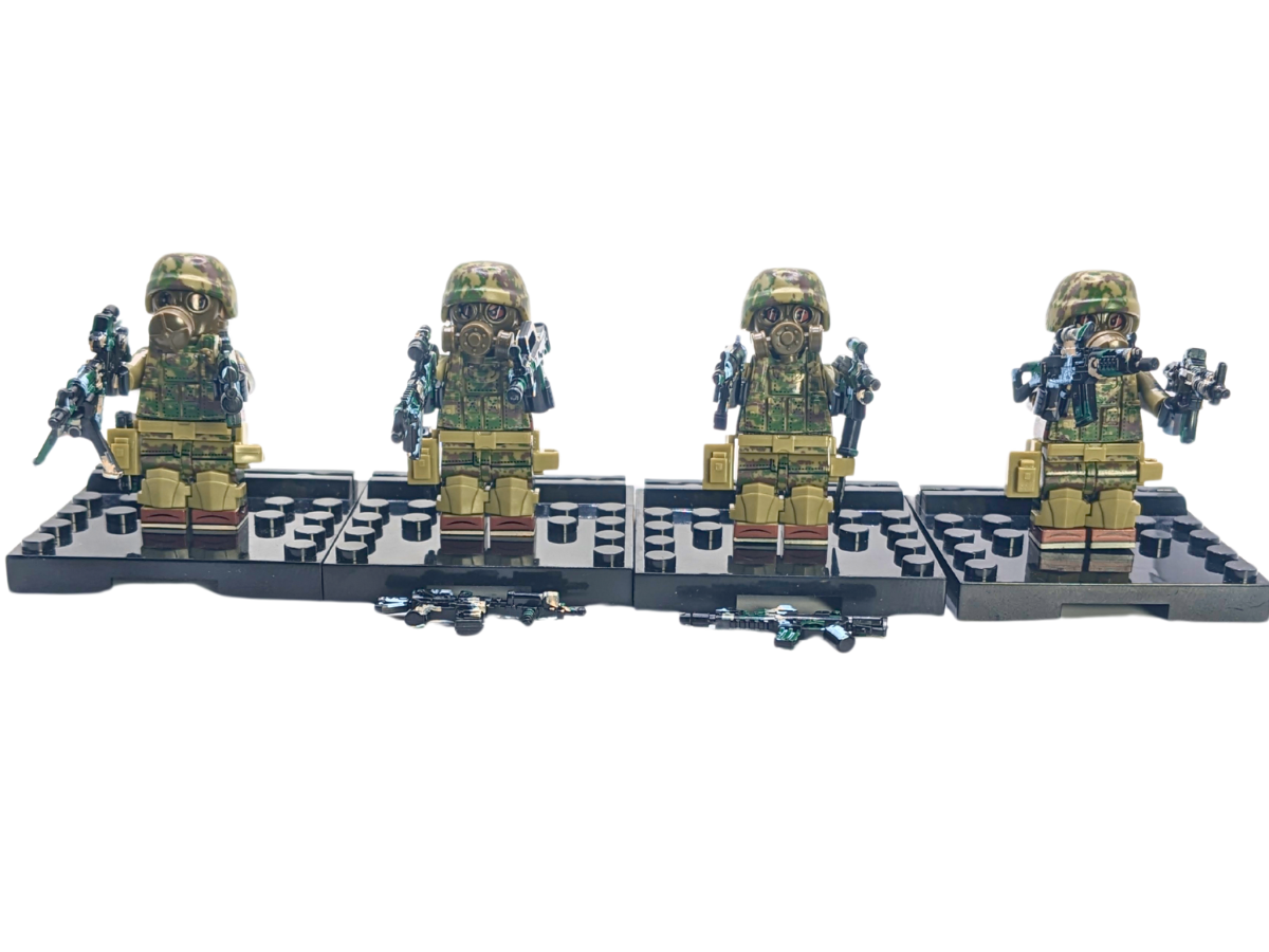 Ukrainian - 4 Man Heavy Fire Team - Mil-Blox