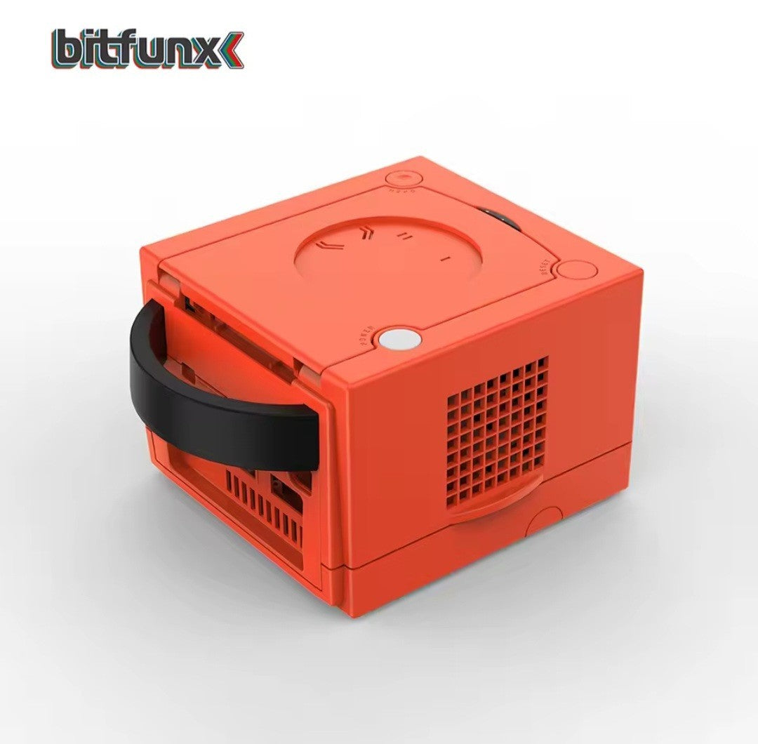 Gamecube Full Replacement Console Shell Housing Orange and Black