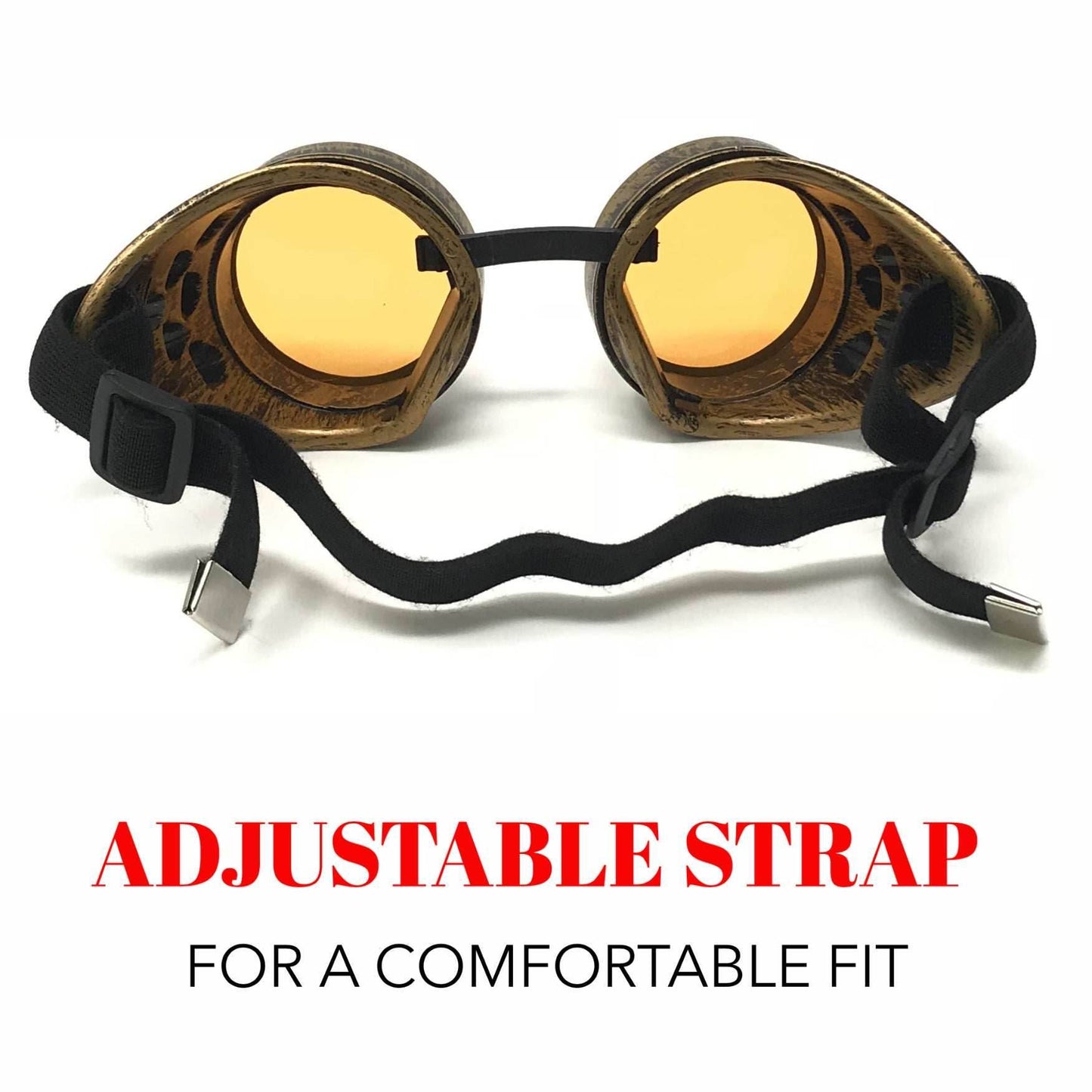 Dystopian apocalyptic goggles - pink