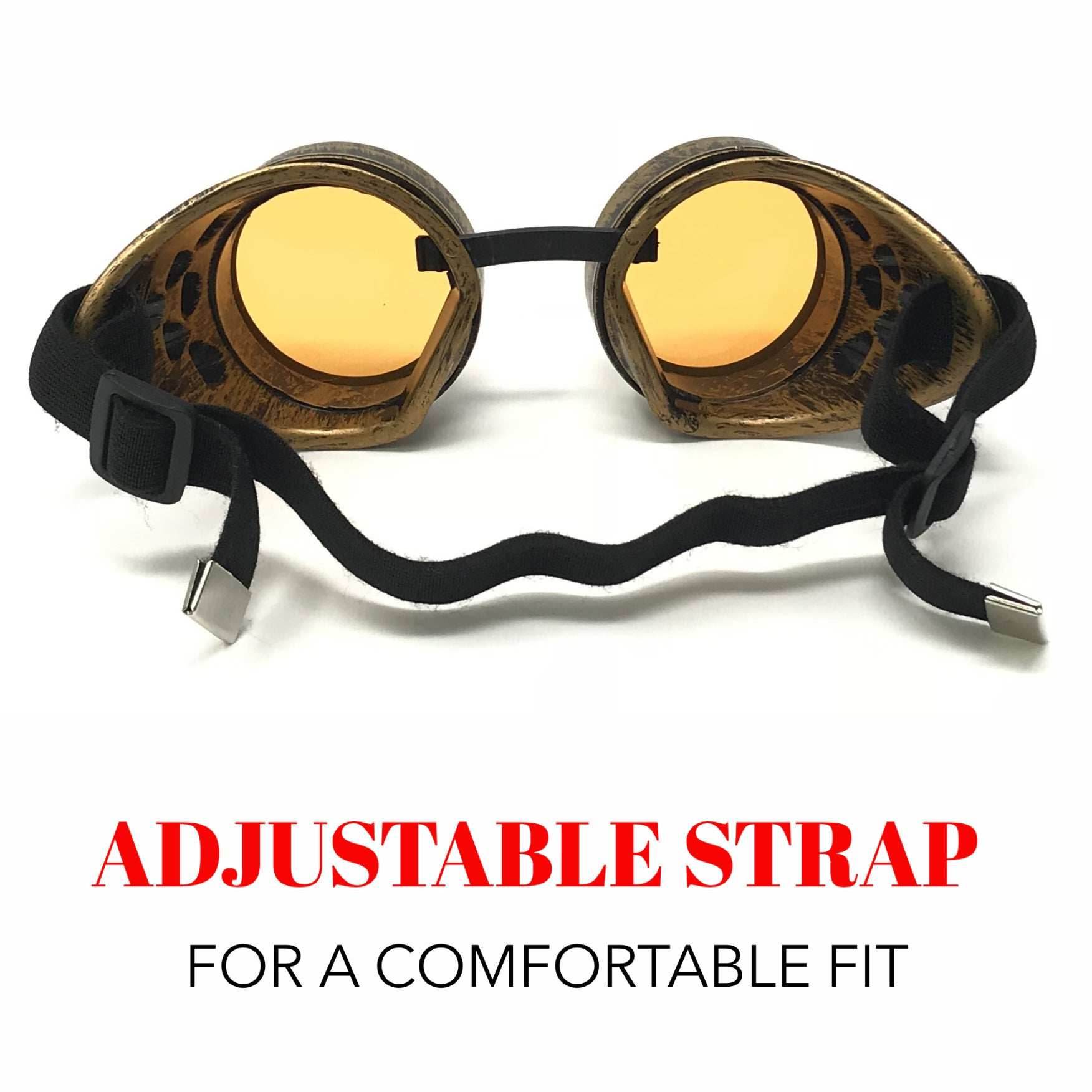 Dystopian apocalyptic goggles - pink