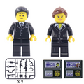 OSI Agent Attire Figure - Male and Female Set - Mil-Blox