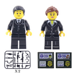 OSI Agent Attire Figure - Male and Female Set - Mil-Blox