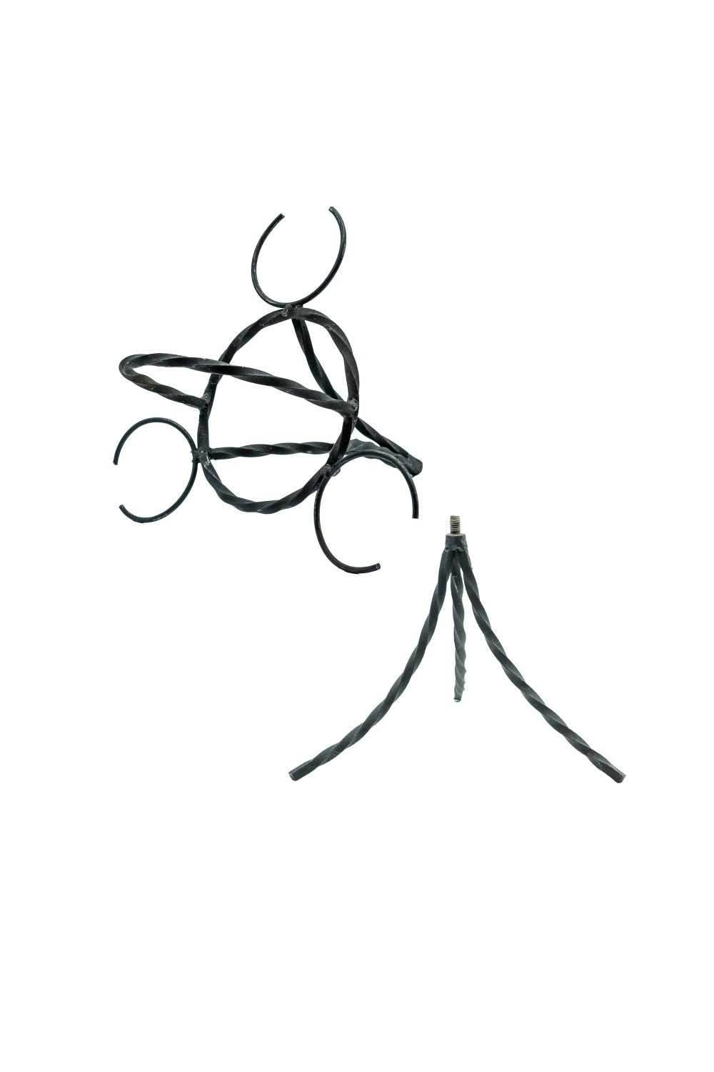 Drinking Horn Set (3) with Iron Stand - 