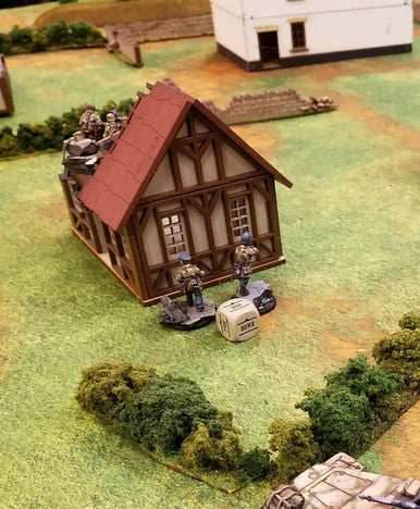 28mm Tudor House, Ruined - 28MMDF622 - 