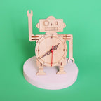 Robot Clock DIY Kit, Educational STEM Toy - 