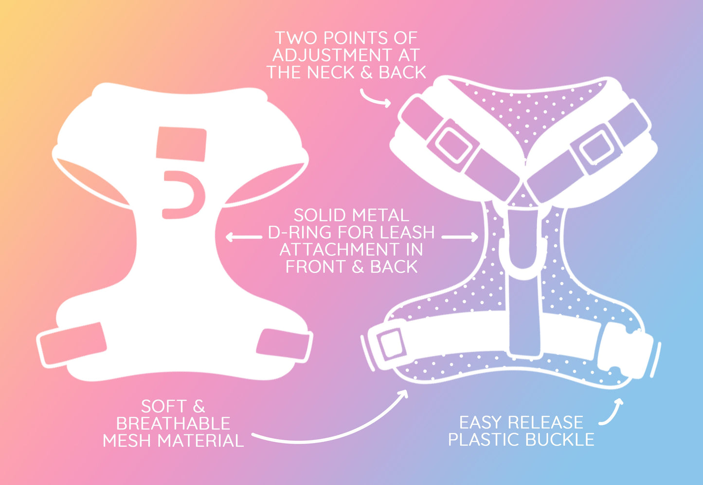 Dog Adjustable Harness - STAR WARS™ The Rebel Alliance