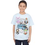 Fortnite Bus Crew Light Blue Youth T-shirt - YXS